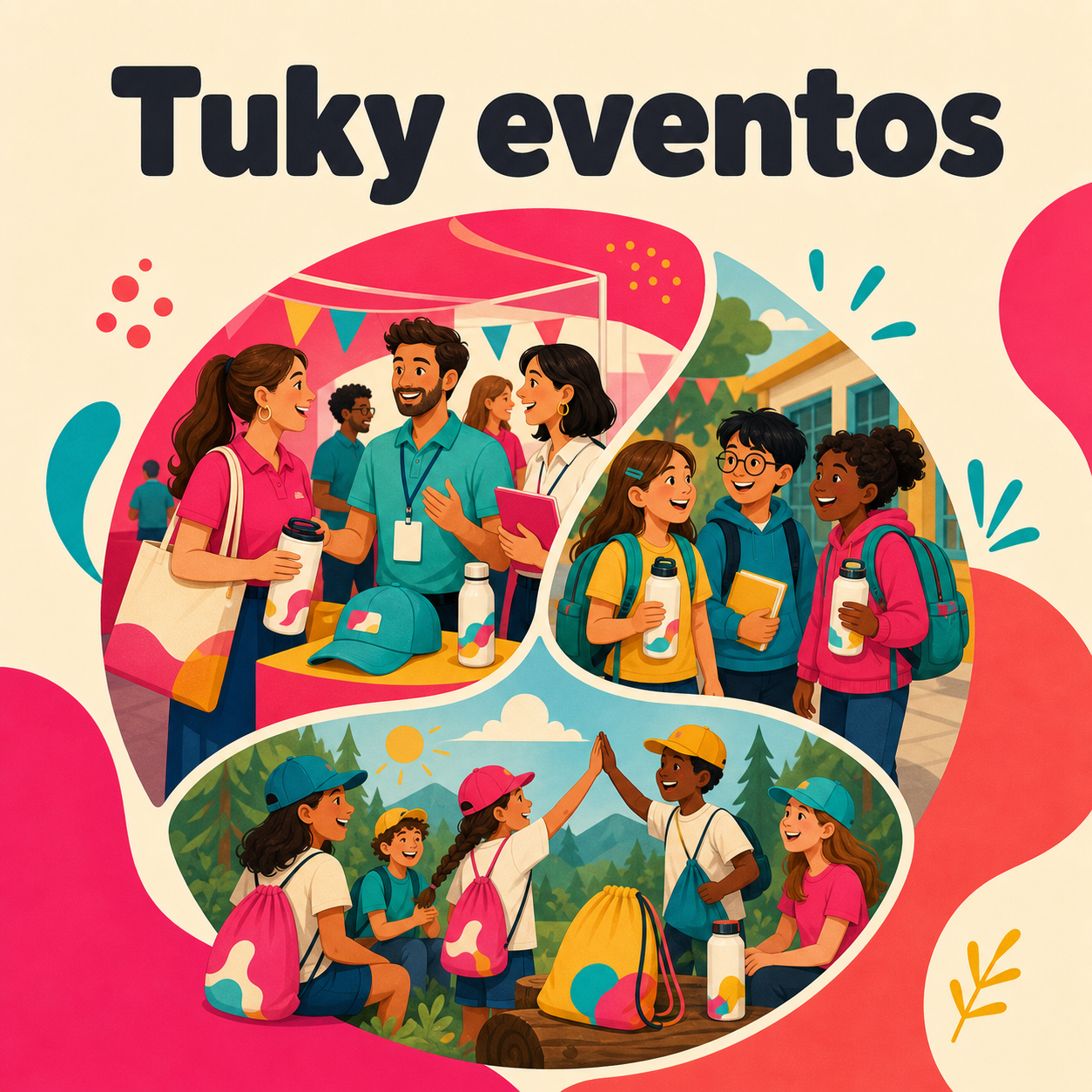 Tuky eventos: productos personalizados para empresas, colegios y campamentos