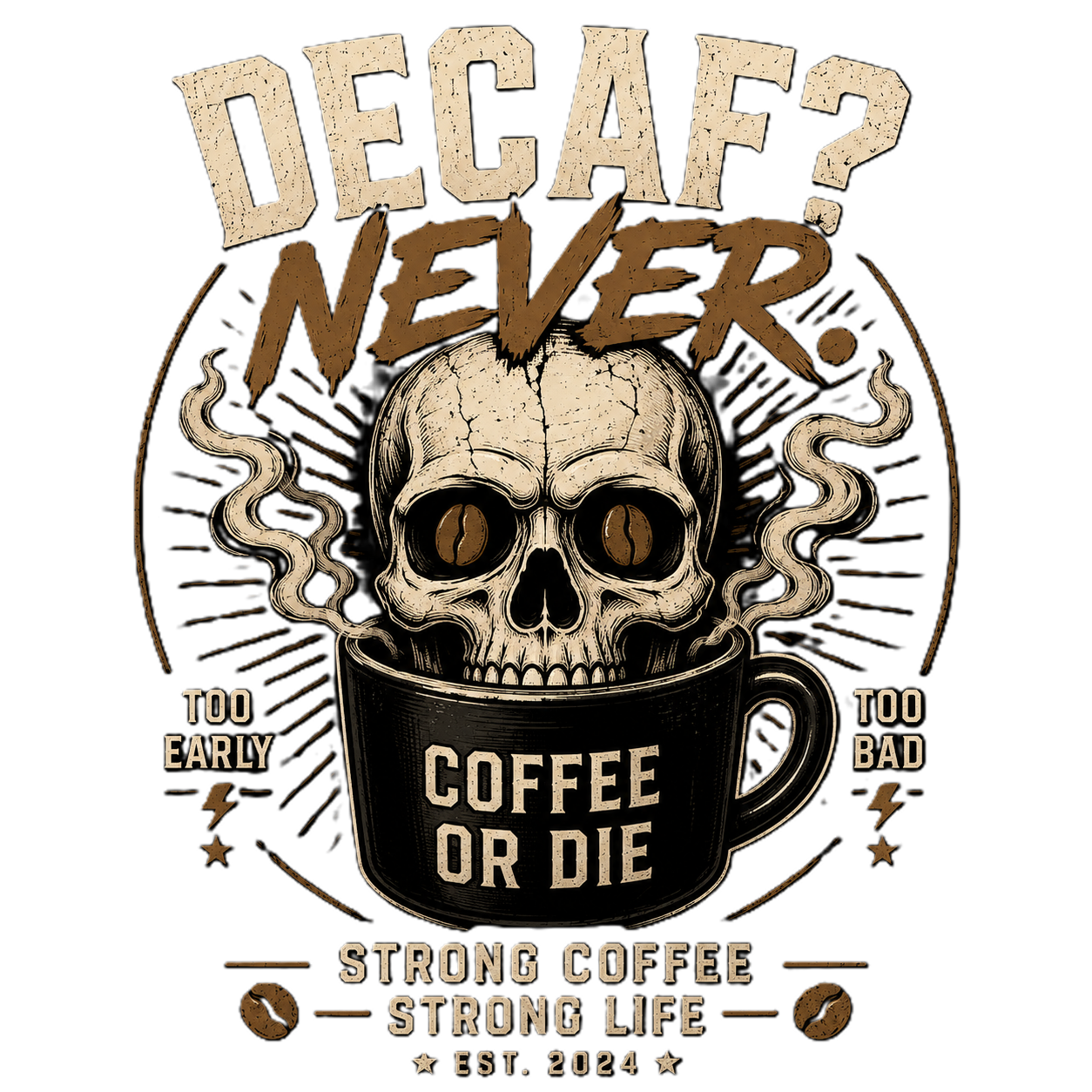 Diseño Decaf Never de la colección Expresso