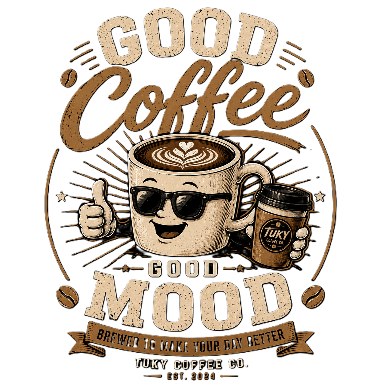 Diseño Good Coffee Good Mood de la colección Expresso